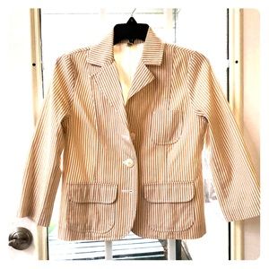 Lined bolero blazer